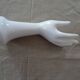 Hand flaguier faience white brand CAA vintage