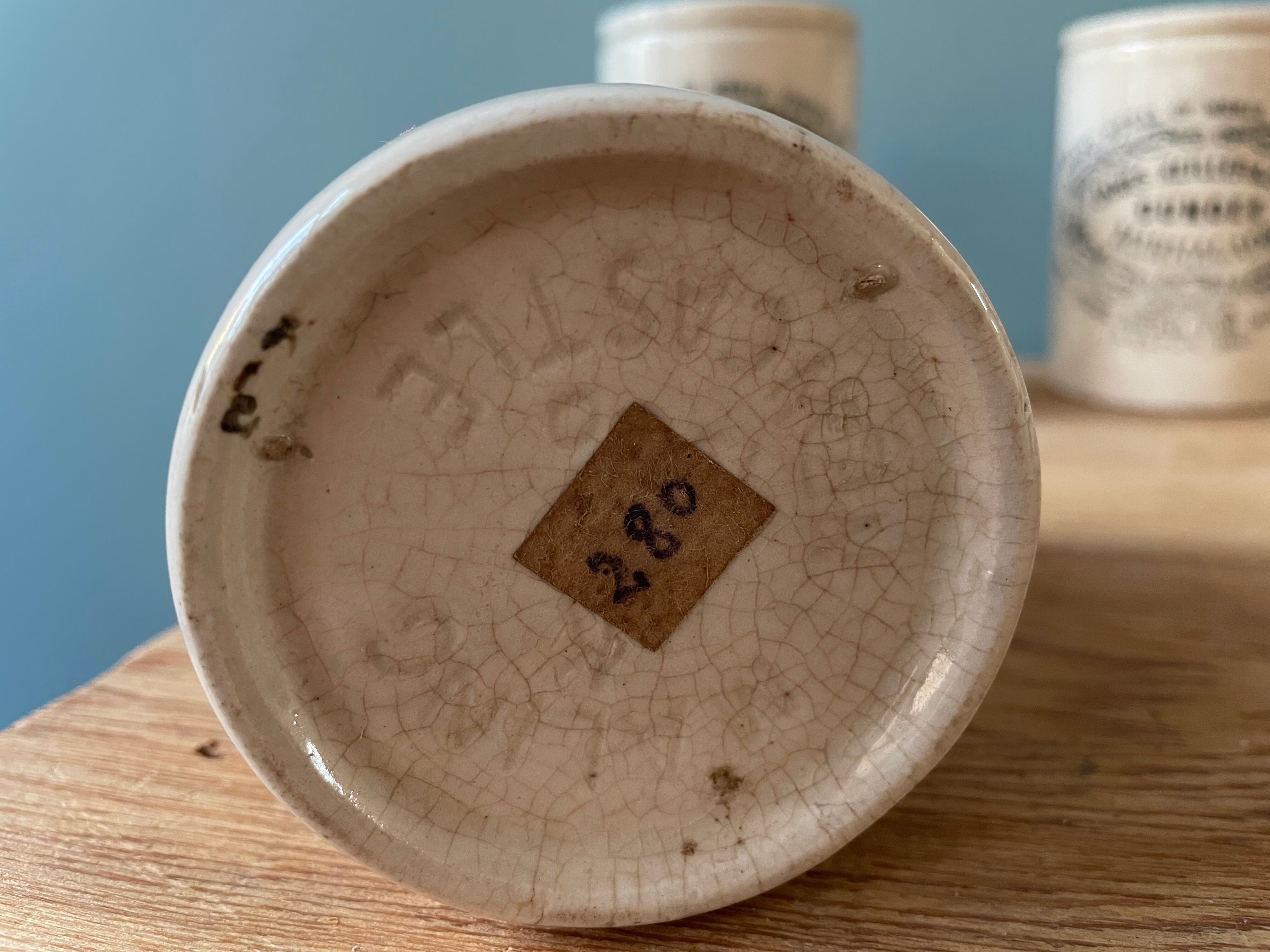 Set of 5 pots Dundee Marmalade James Keiller & Sons, 1960