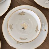 Tea or coffee service in Limoges porcelain