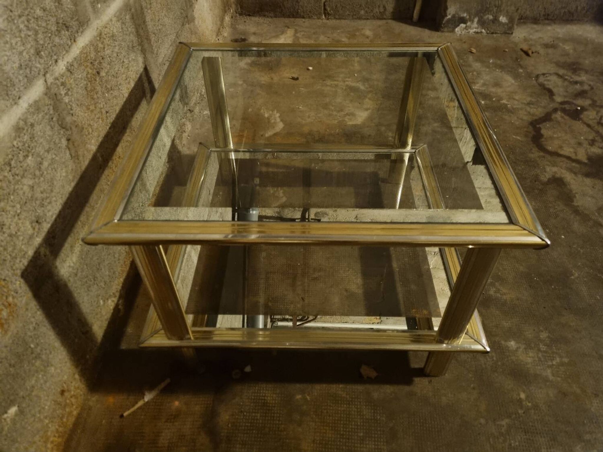 Table de salon style Jansen de 1980
