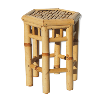 Rattan plant holder