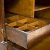 Oak cocktail cabinet early 1900