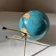 Vintage Metal Globe World Maps Tarides Paris
