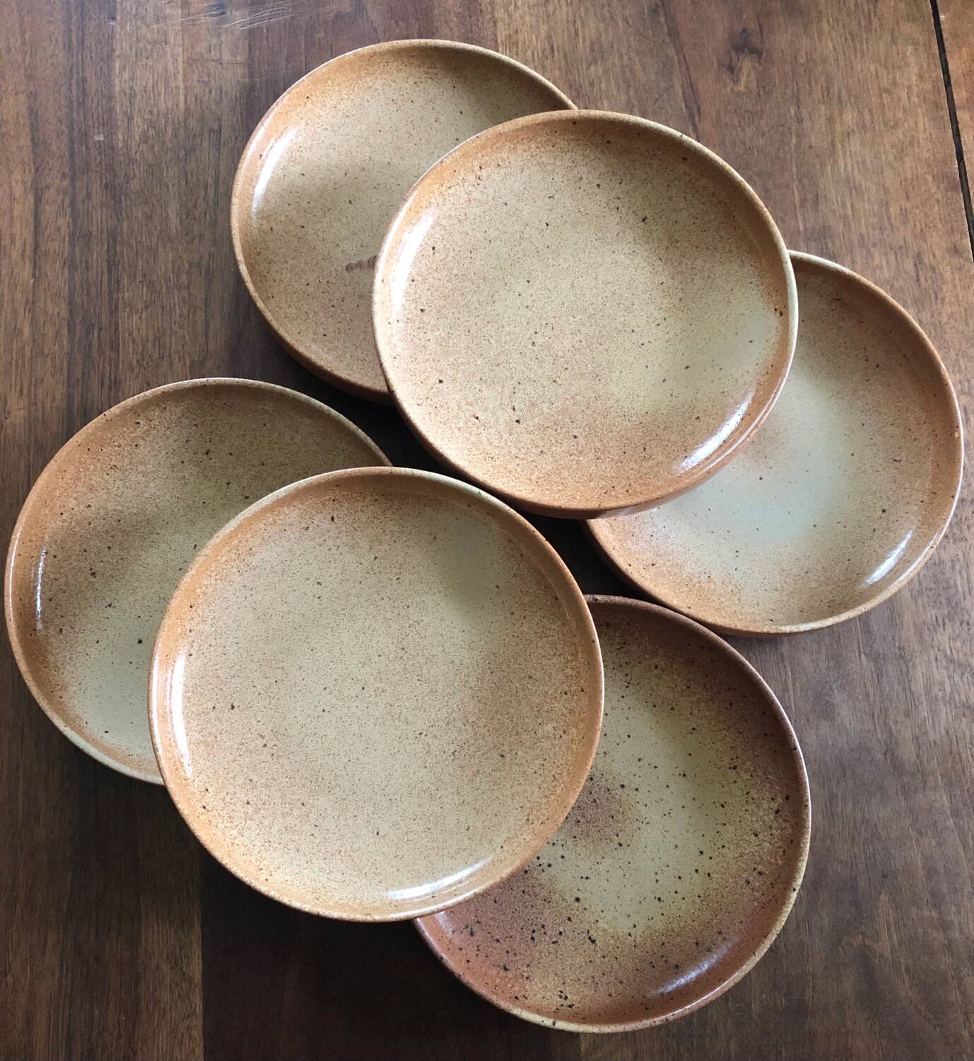 Rigny stoneware dessert or appetizer plates