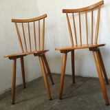 Pair of Scandinavian bar chairs