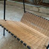 Pair of Raoul Guys Wicker Magazine Racks Circa 195