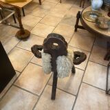 Brutalist tripod shepherd's chair