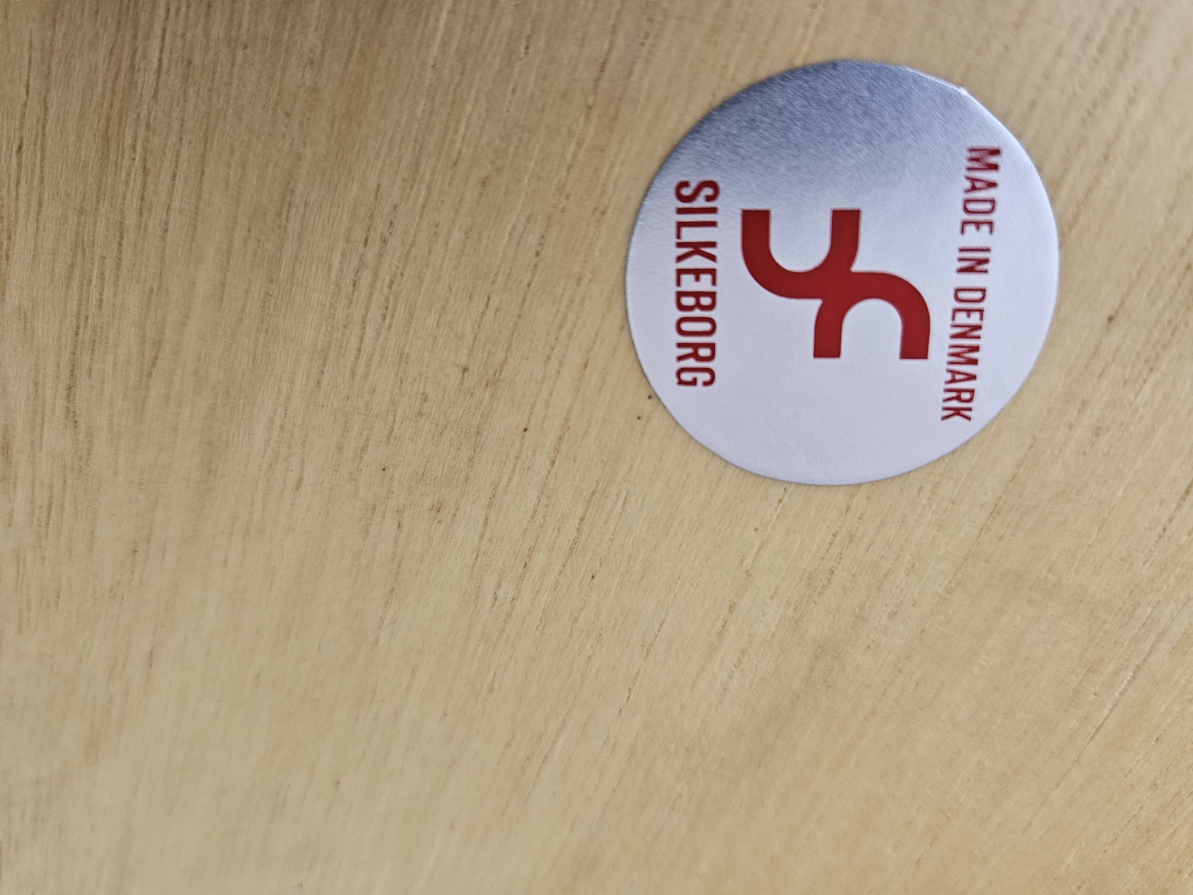 Solid teak TV table with swivel top, Silkeborg, Denmark, 1960s/1970s.