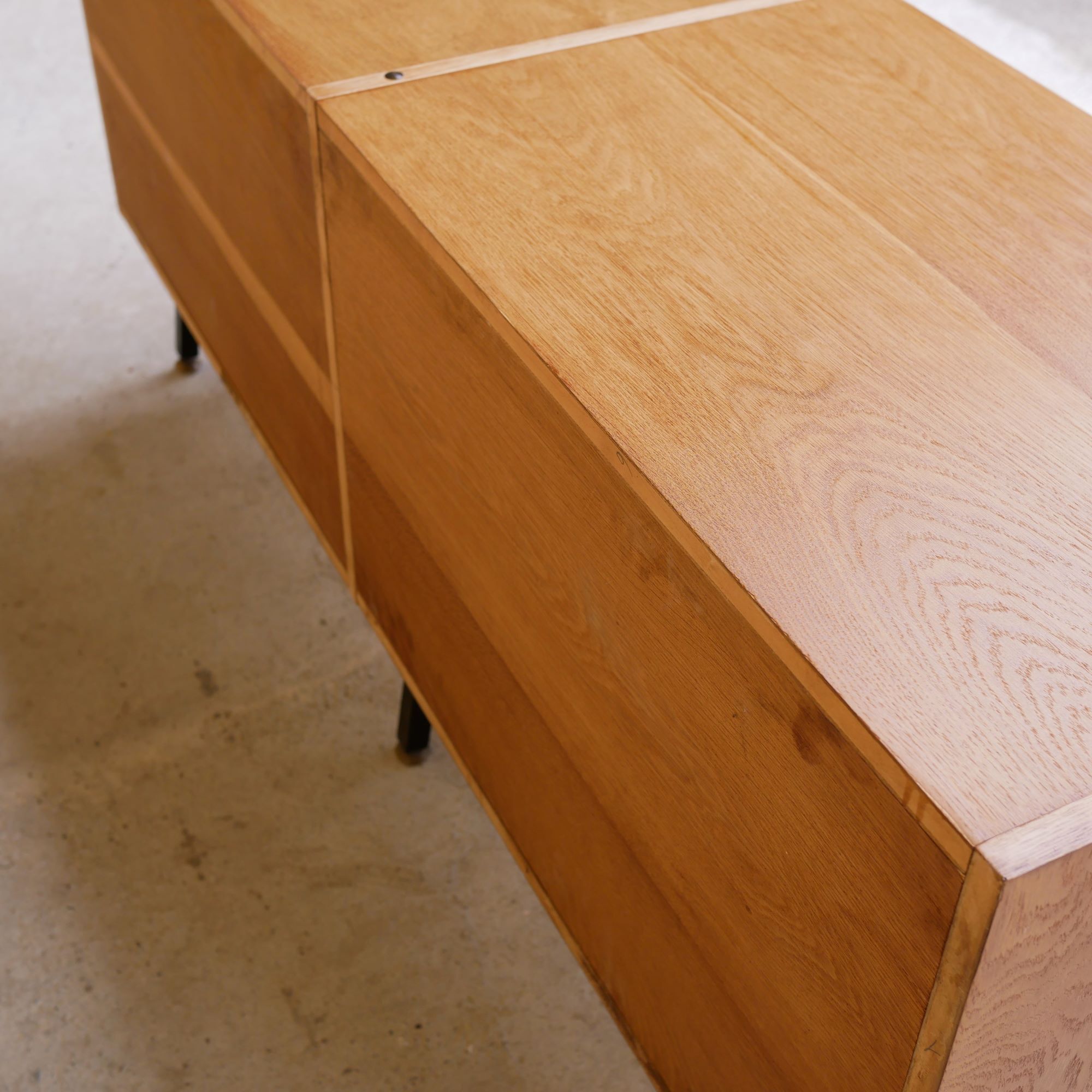 Vintage sideboard by René-Jean Caillette for Charron editions