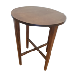 Folding round coffee table