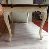Folding oak table provence style