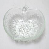 Apple salad bowl glass 70s