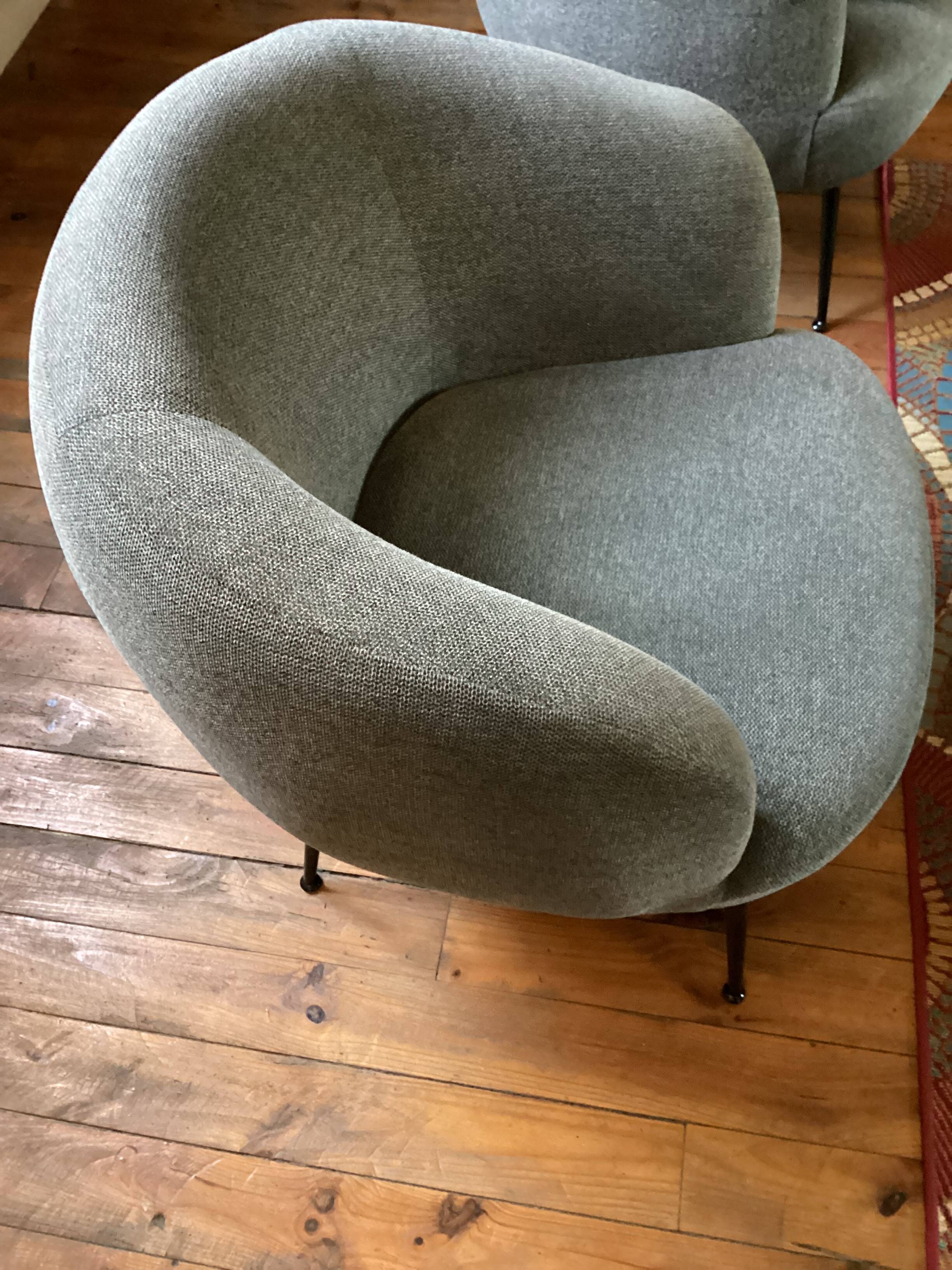 Grey armchair