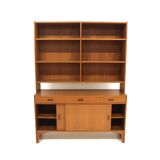 Scandinavian teak bookcase, Sweden, 1960