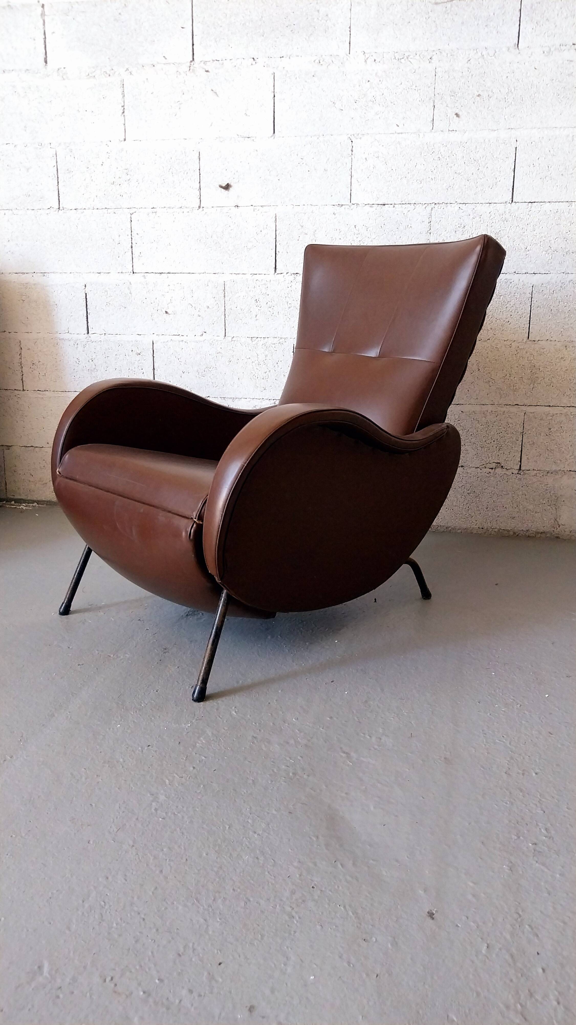 Calypso armchair by Bernard Dujardin 1950