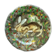 Plate signed gien, rambouillet model: the rabbit