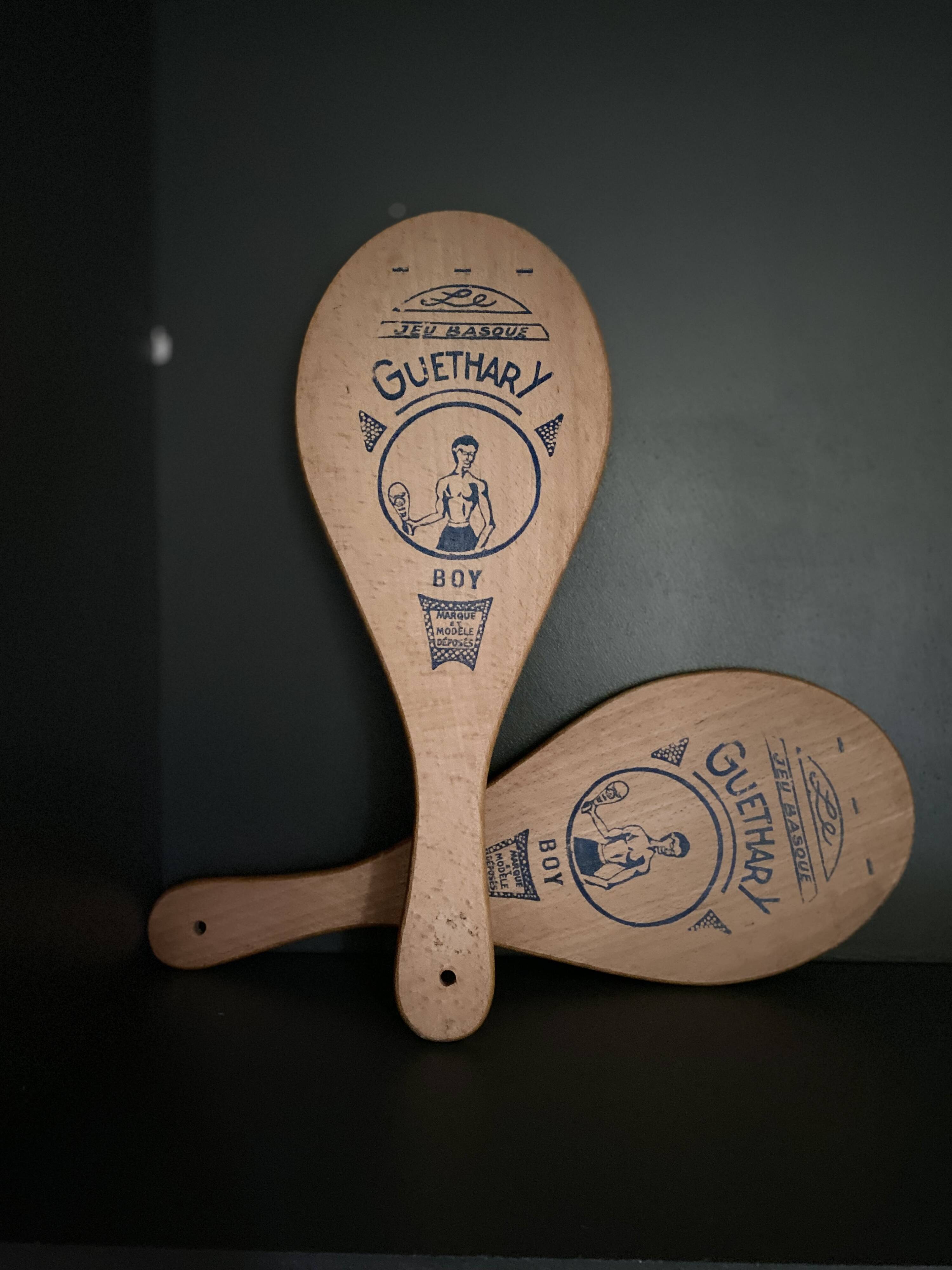 Vintage 50s jokari wooden rackets