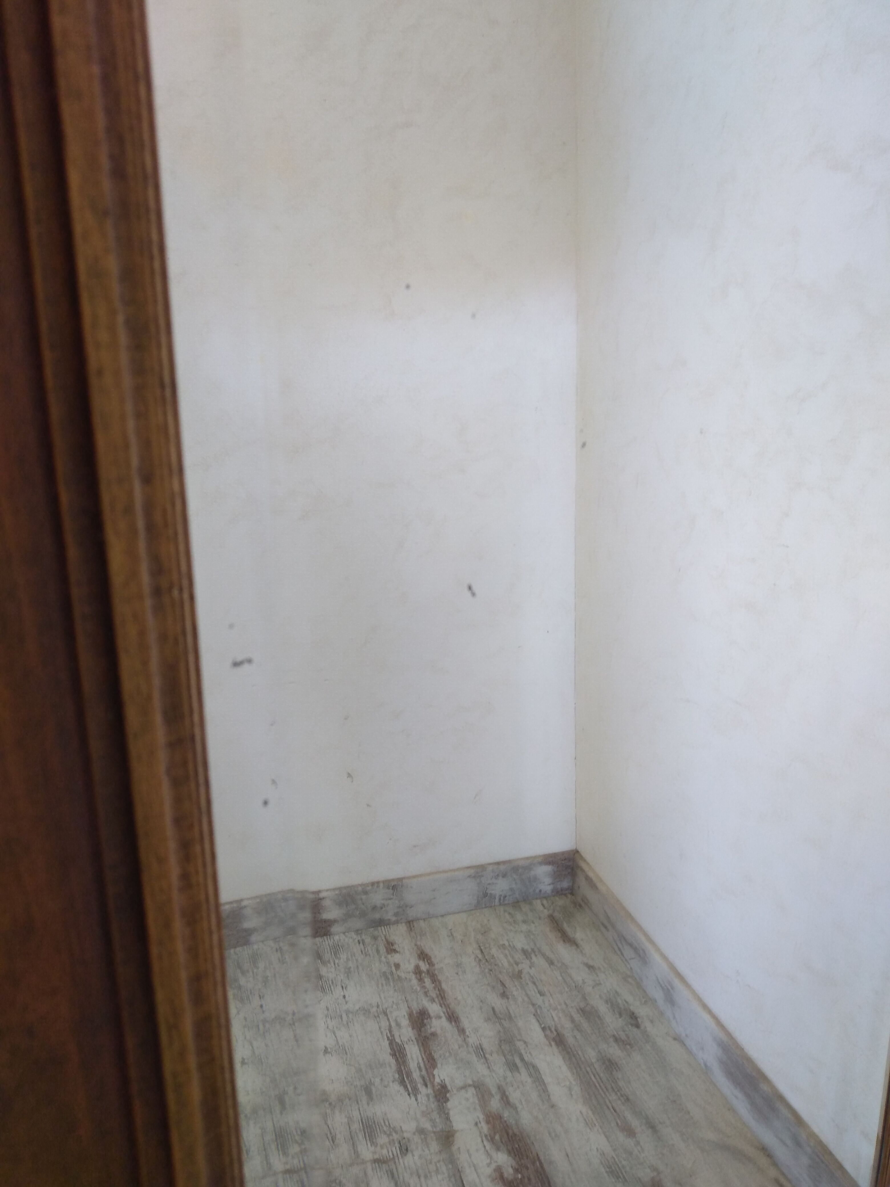 Old hosiery door with mirror