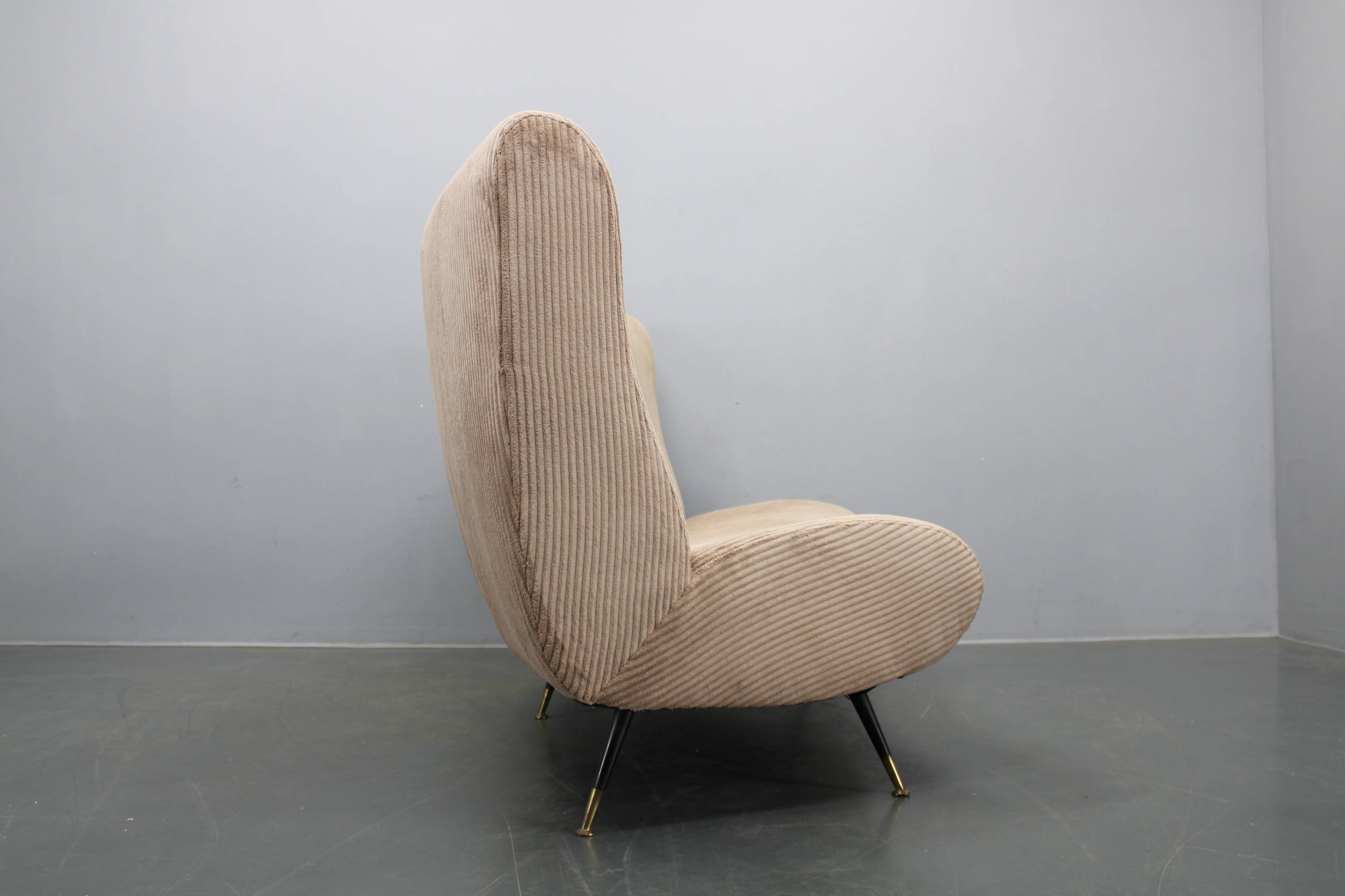 Gigi Radice for Minotti curved modular sofa, Italy, 1950s