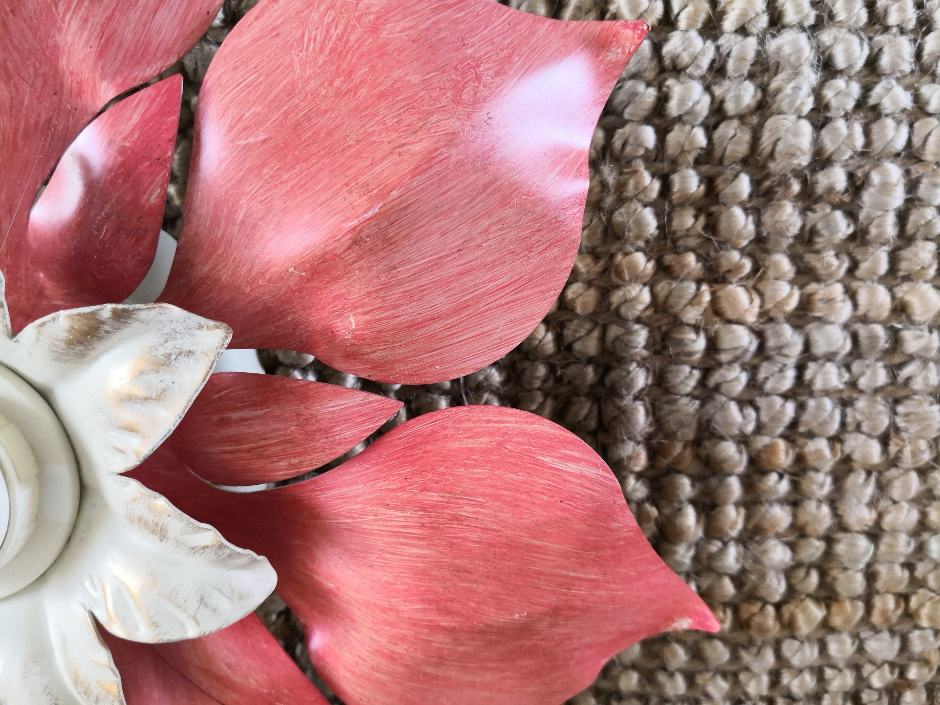 Flower wall sconce of the 70s