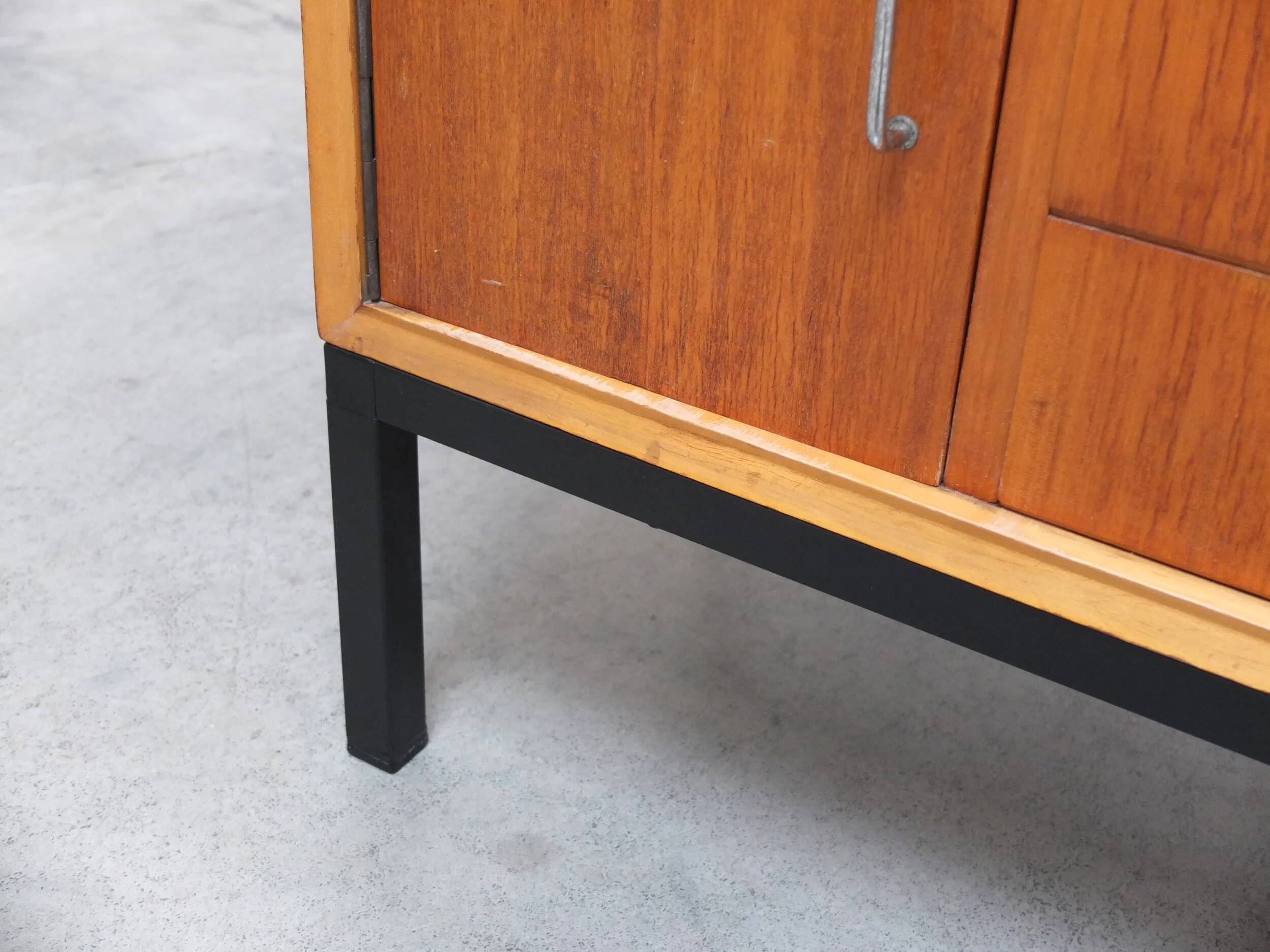 Pair of mid-century side tables in the style of Jos De Mey, 1950s