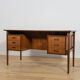 Mid-Century Freestanding Teak Desk, Denmark, 1960s
