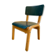 Vintage wooden kindergarten chair 1970