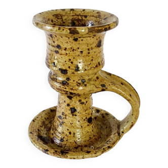 G.Tiffoche pyrite sandstone candle holder