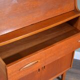 Vintage Midcentury 'Jentique' Teak Bureau / Cabinet Chest. Delivery. Modern
