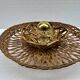 Vintage rattan basket wicker wall light 32 cm