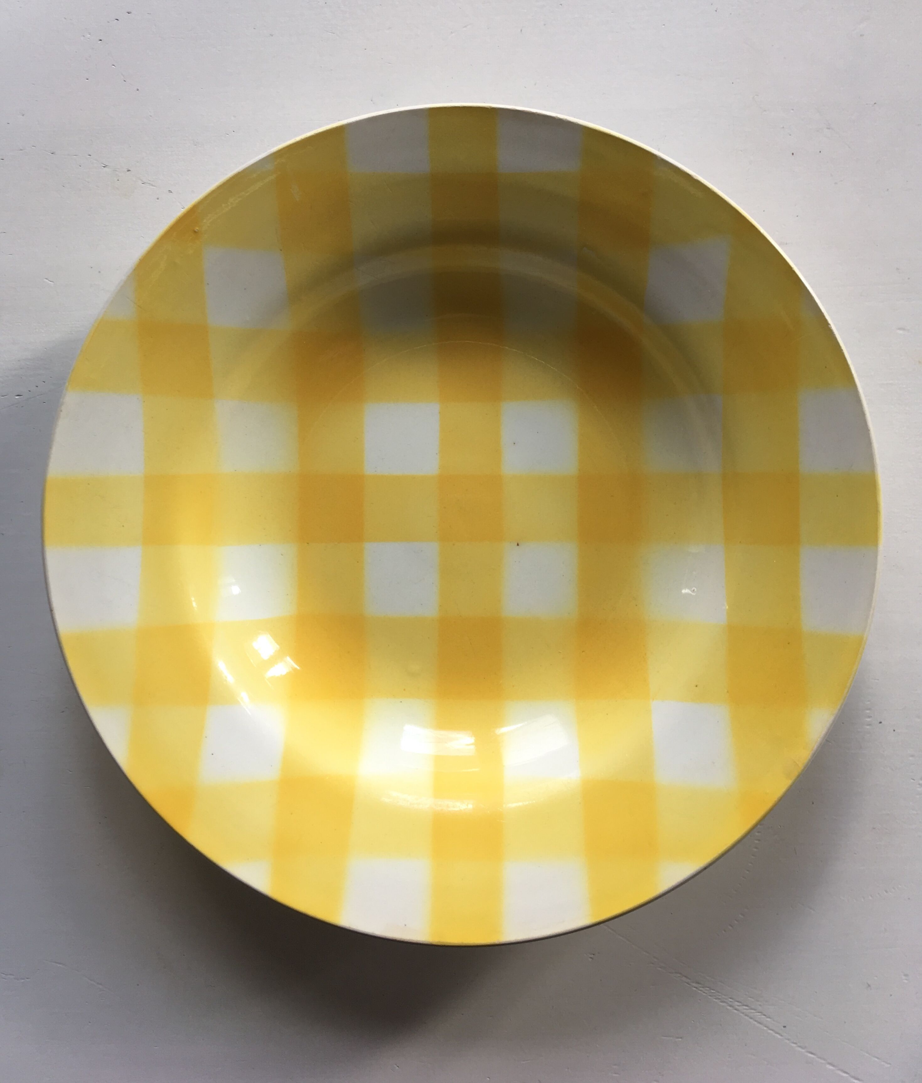 Ensemble de 5 assiettes de Sarrguemines collection Ecossais