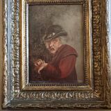 Allegorical painting from the late 19th century - Avarice