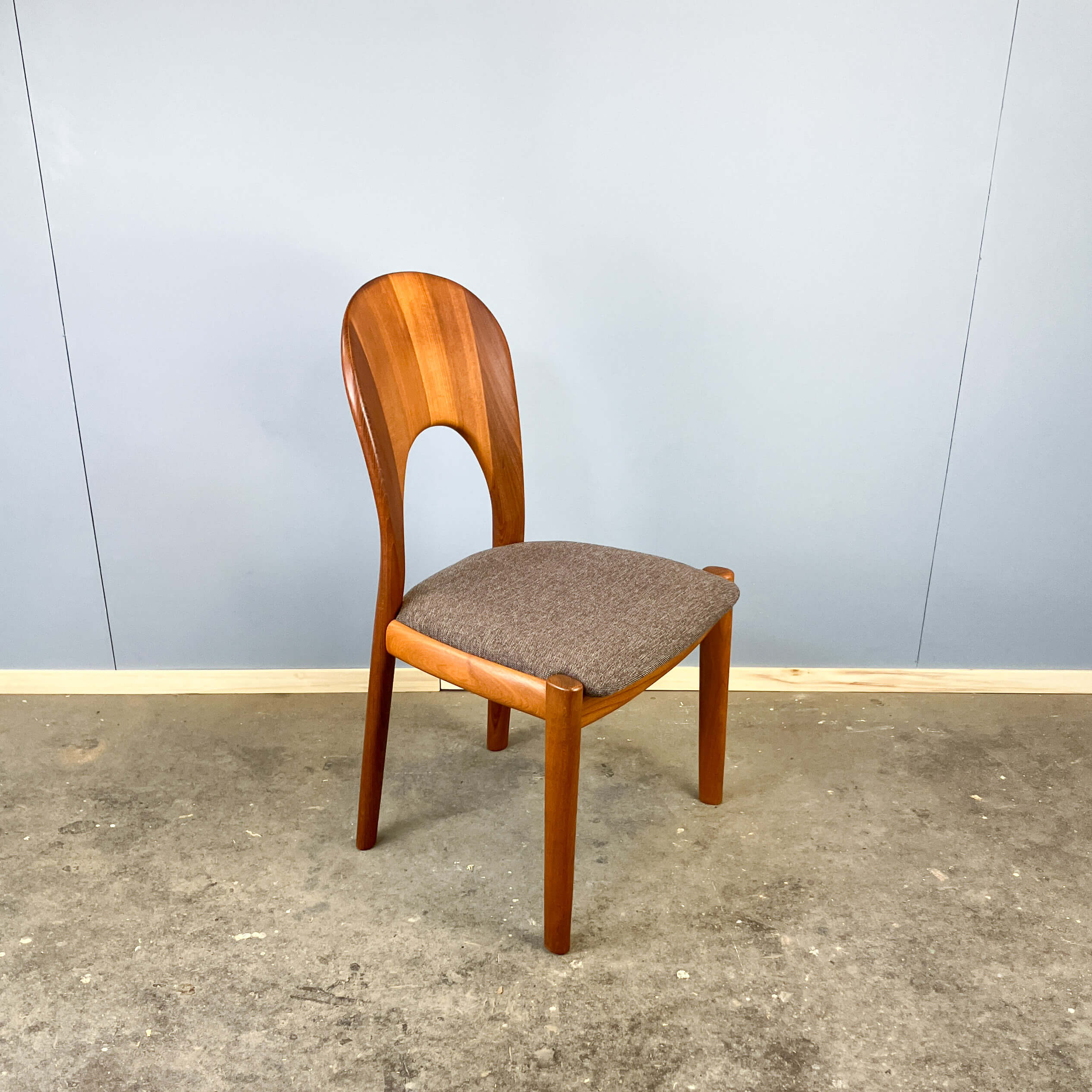 4 'Ole' dining chairs by Koefoeds Hornslet Møbelfabrik, teak, 1960s