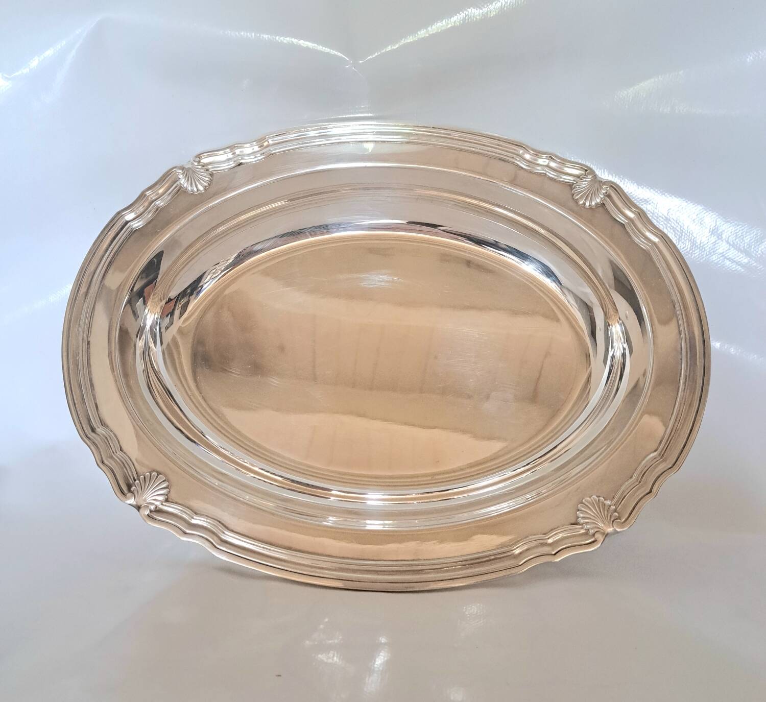 Three dishes Signed Christofle Gallia collection