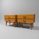 Paire de chevet 1970