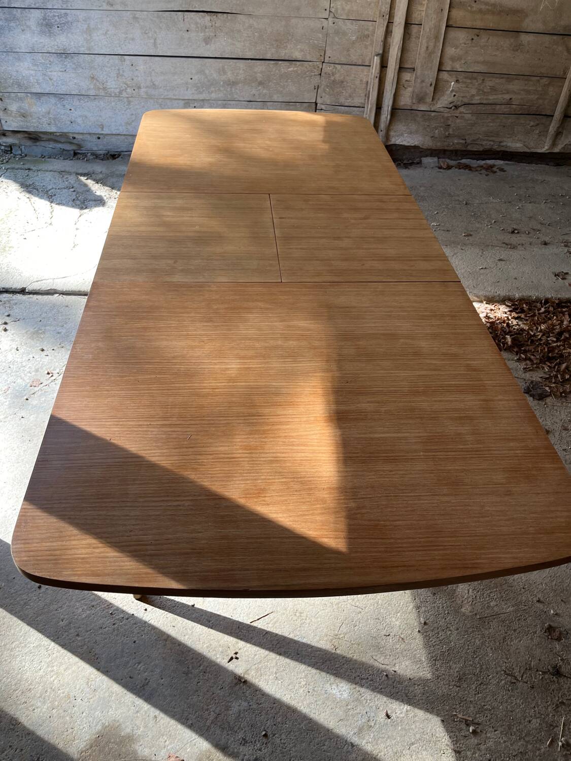 Dining table vintage compass legs