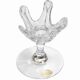 Pair of Whitefriars candlesticks – Crystal 1960 – Mint condition with labels