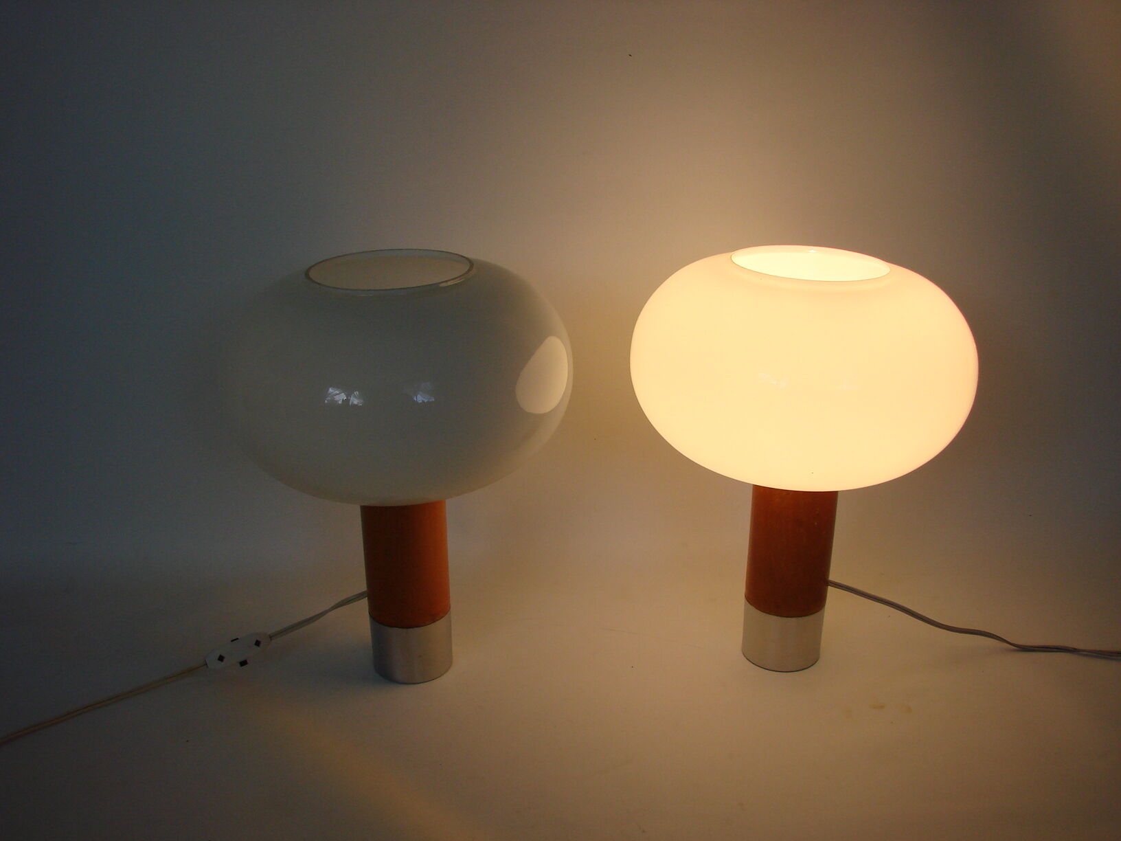 Pair of Drupol lamps, 60s