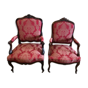 Paire fauteuils - xixe