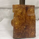 vintage fractal resin lamp 60s/70s