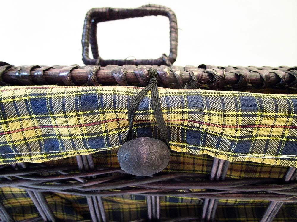 Vintage picnic basket