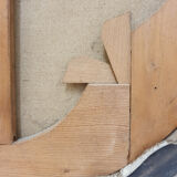 Oil portrait on canvas carved wooden frame