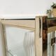 Vitrine laiton étagère verre design 1970