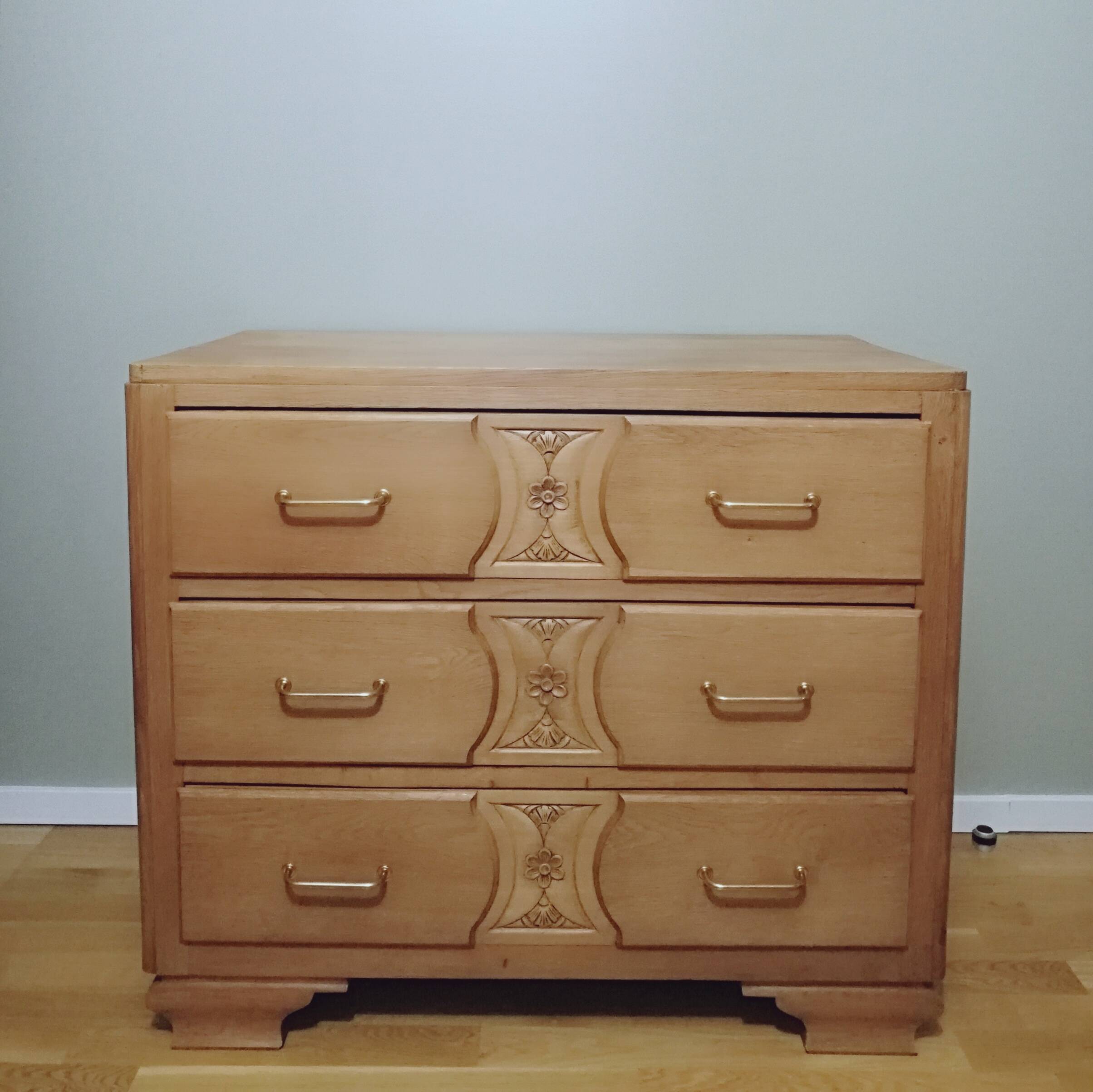 Commode art déco en chêne