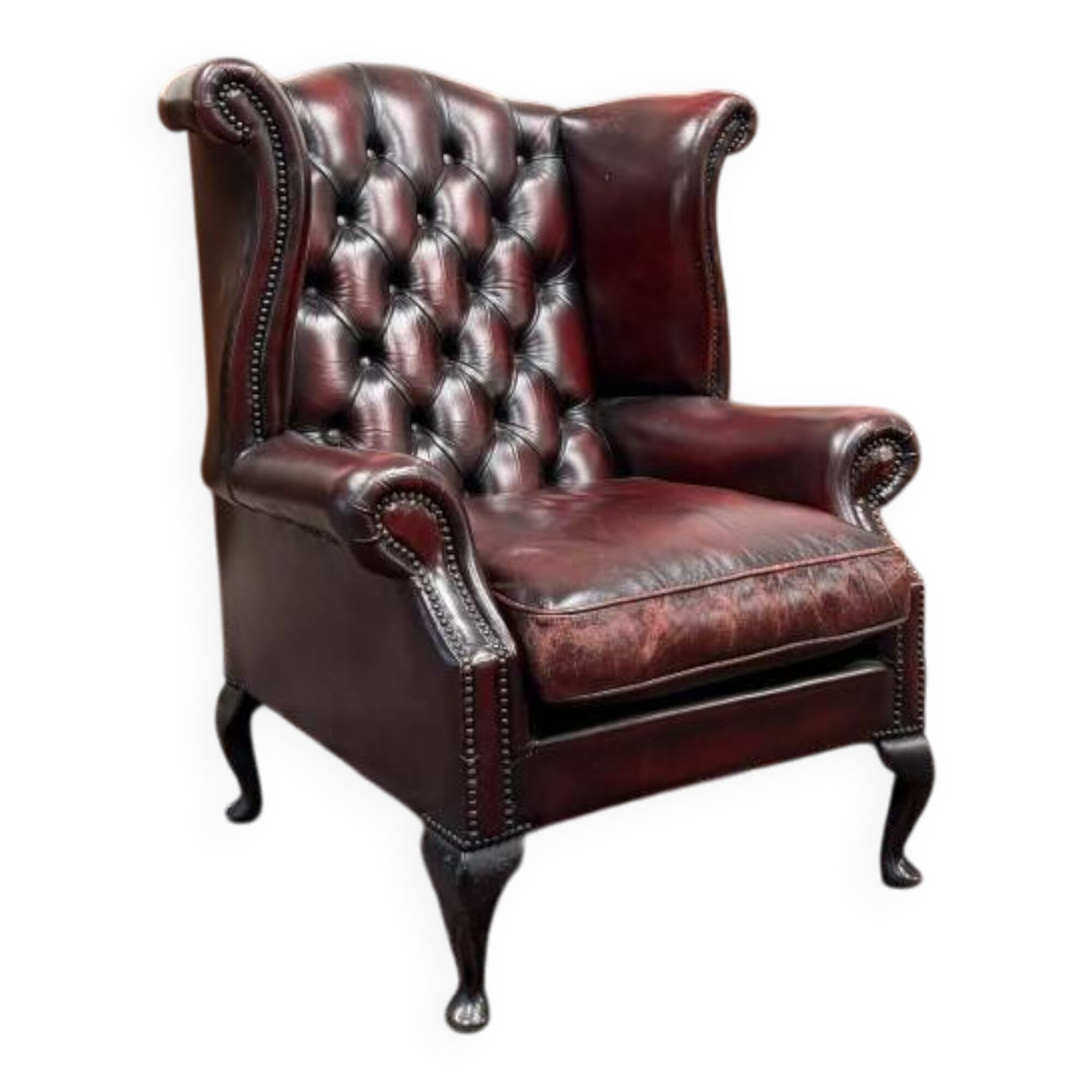 Fauteuil Chesterfield anglais classique