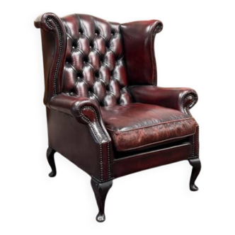 Fauteuil Chesterfield anglais classique