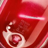 Prisma industrial bulkhead wall light, red, vintage