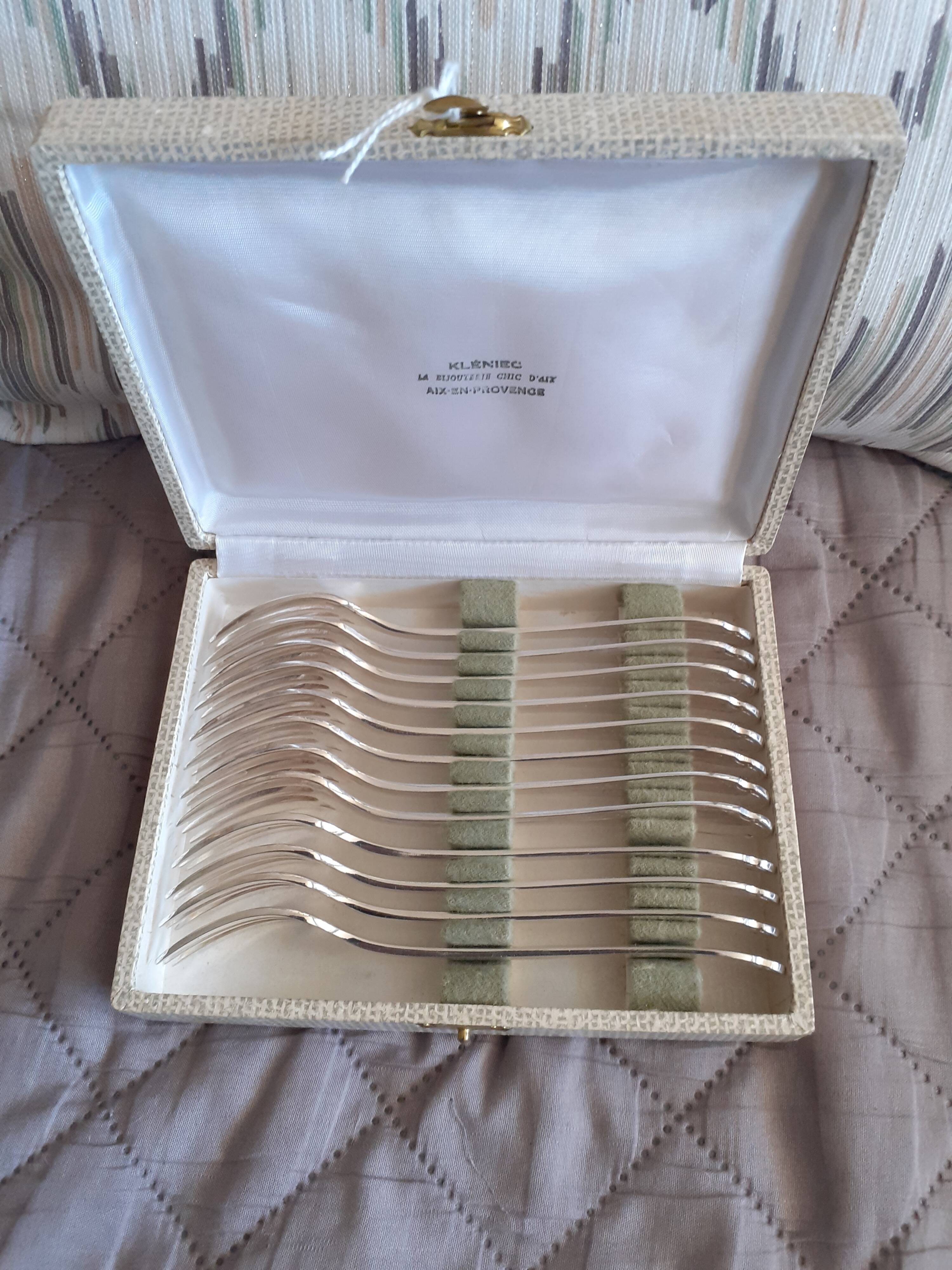“Christofle” dessert forks