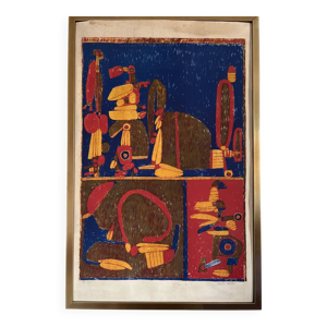 Lithographie pierre Courtin