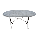 Table bistrot marbre